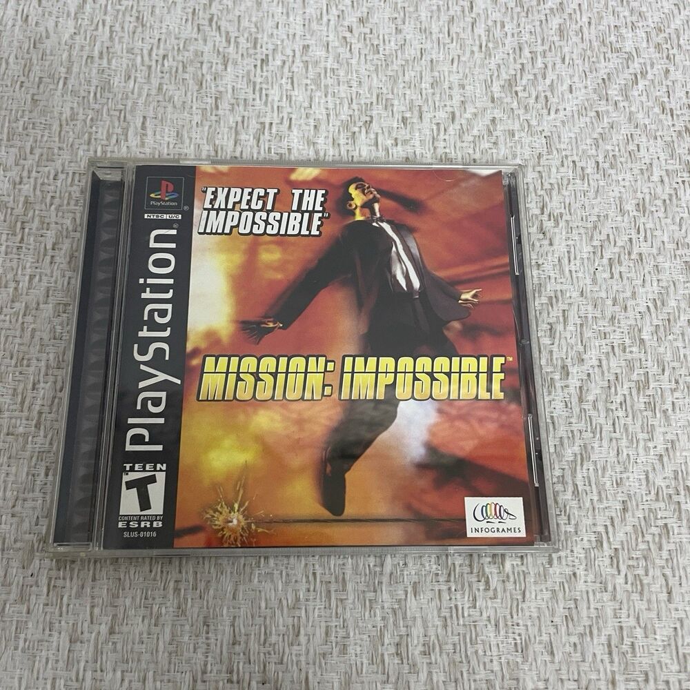 Mission: Impossible For Sony PlayStation With Manual Tested Working READ